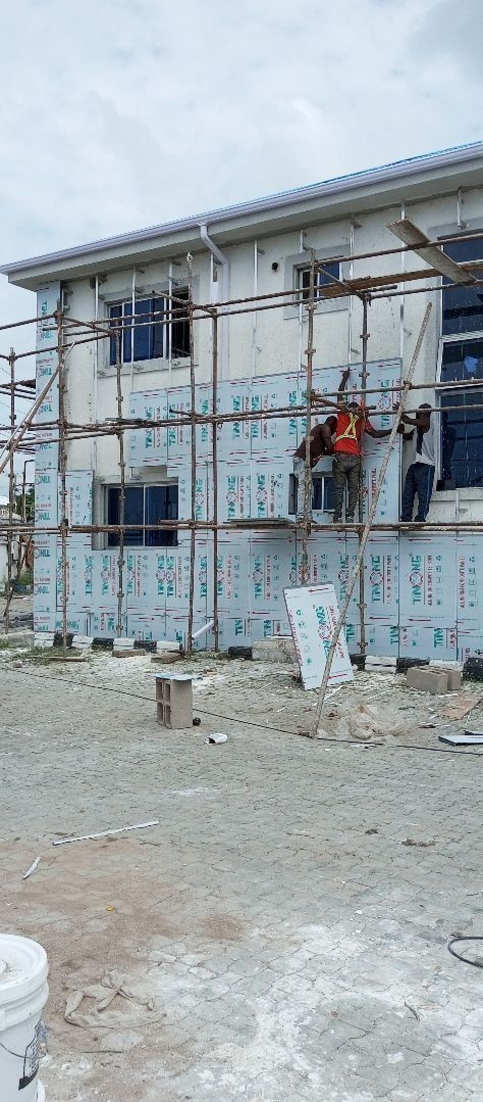 Cladding Work In Progress..