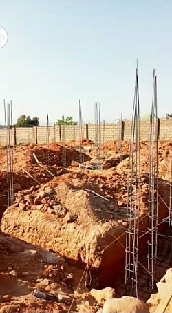 Reinforcement Bars For Base Column.